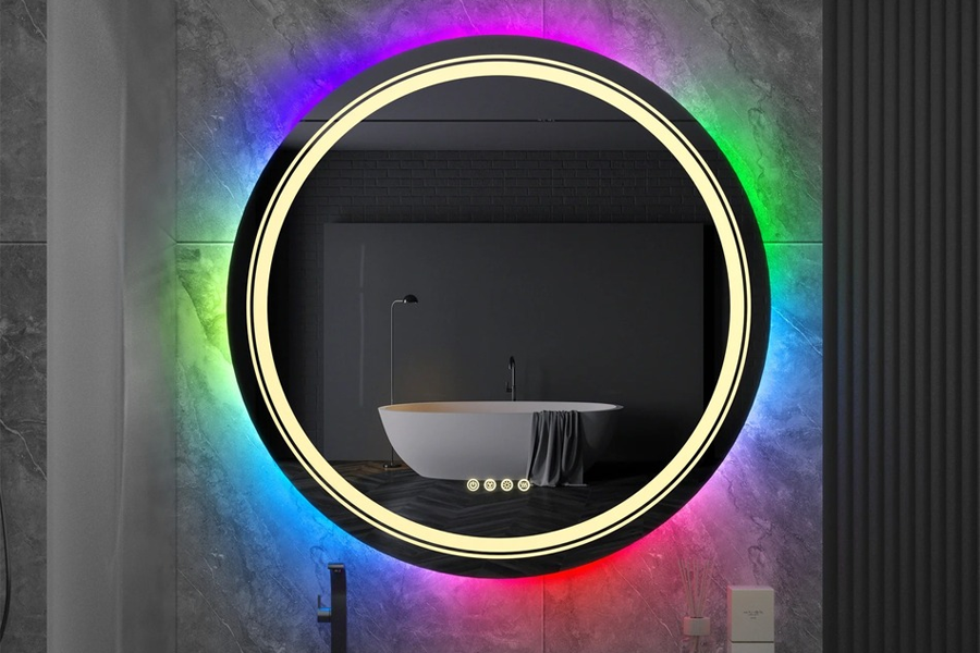 LED bathroom mirror