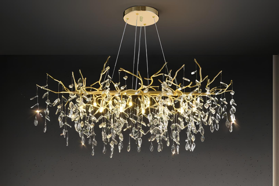 modern crystal chandelier