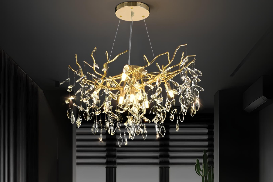 modern crystal chandelier